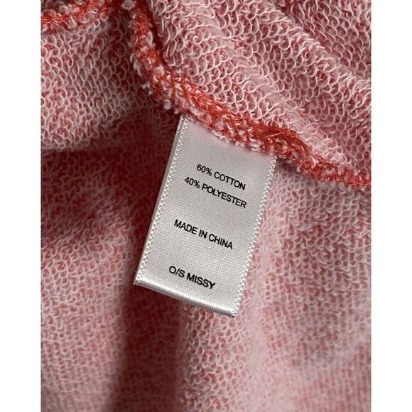 Stan Herman Robe Cotton Towel Like Feel ONE SIZE Missy Pink Pockets Hood - Picture 4 of 9